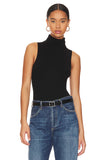 Hollie Sleeveless Bodysuit - Black