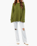 Oversized Crew Neck Sweater