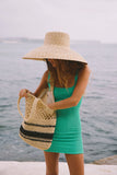 Bella Donna Crinkle Dress - Honeydew Green