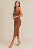 Rylee Midi Dress - Cognac