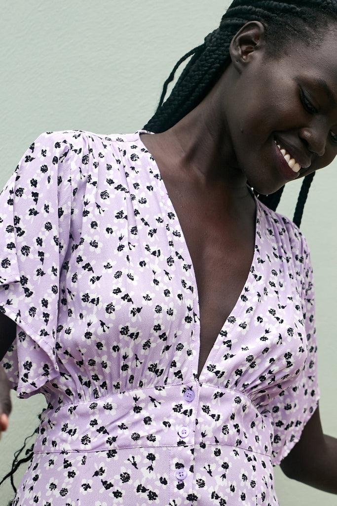 rue stiic elliot midi dress Rue Stiic Elliot Midi Dress - Blossom