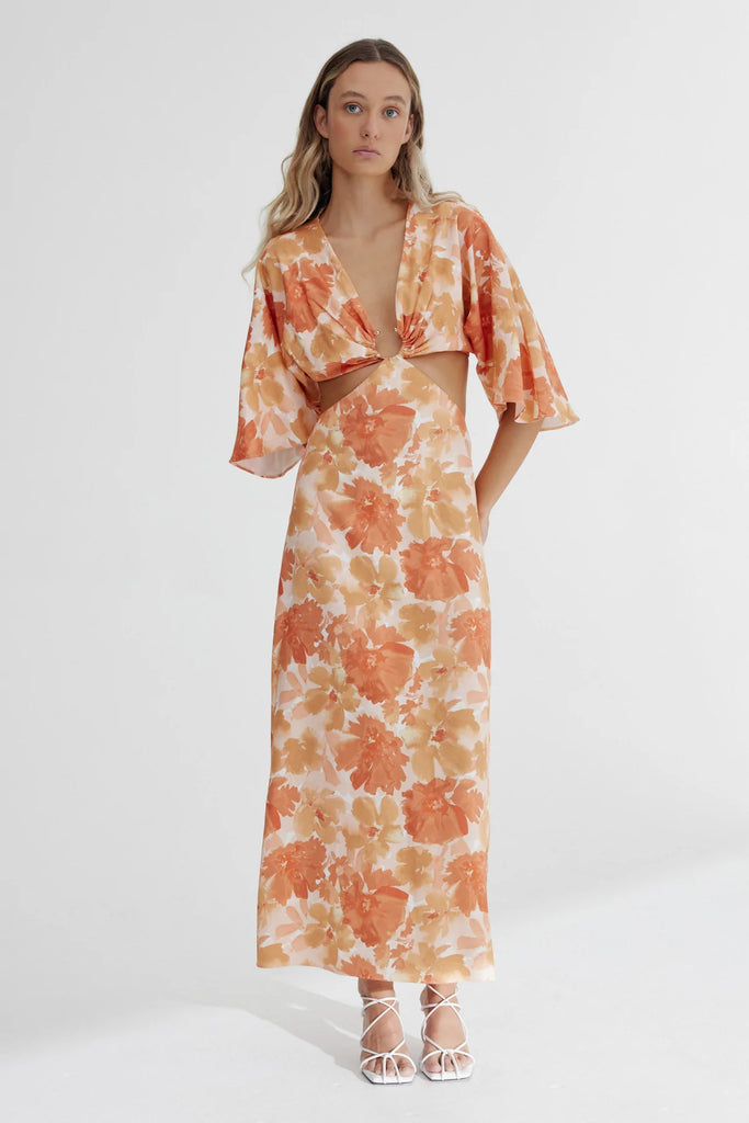 maeve midi dress Maeve Cotton Printed Midi Dress