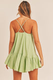 Scout Mini Dress - Apple Green