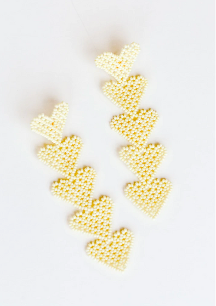 Athena Earrings - Light Lemon