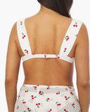 Claudia Top - Off White Cherries