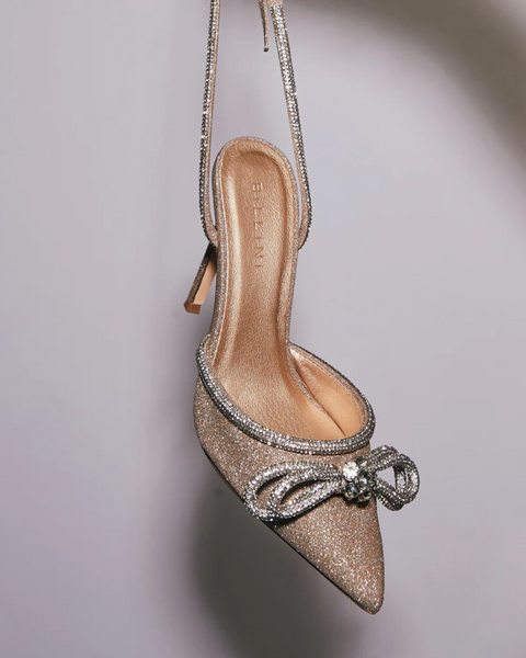 Elope Heel - Gold Glitter