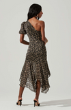 Santorini Dress - Black Taupe Multi