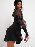 Gabrielle Puff Sleeve Mini Dress