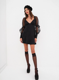 Gabrielle Puff Sleeve Mini Dress