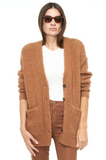 Grant Teddy Cardigan - Cognac