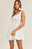 Sun Valley Mini Dress - White