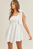 Sun Valley Mini Dress - White