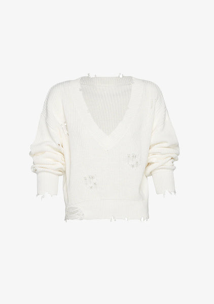 Syd Sweater - White
