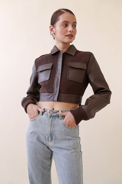 Let It Roll Jacket - Chocolate