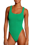 Square Neck One Piece - Emerald