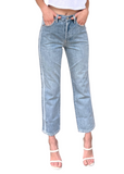 Charlie High Rise Straight Jean - Cabo