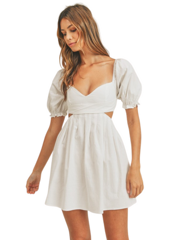 Kalina Mini Dress - Off White