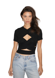 Eternity Rib Wrap Tee
