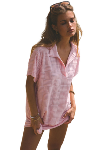 Rattan Terry Polo Dress