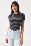 Alex Stripe Baby Rib Tee
