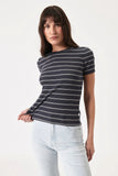 Alex Stripe Baby Rib Tee
