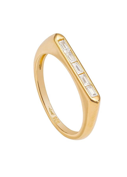 Lara Slim Signet Ring