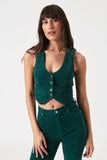 Dallas Vest Emerald Cord
