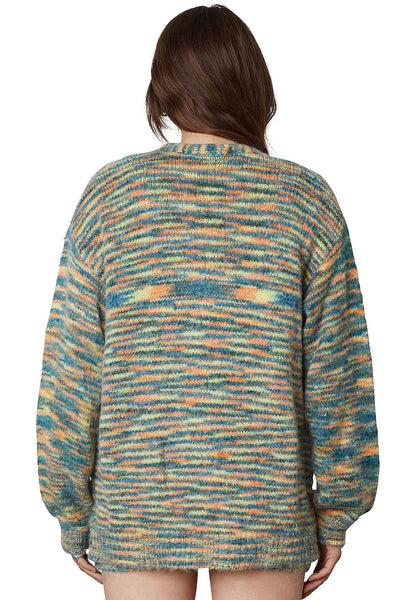 Lila Cardigan - Teal Multi