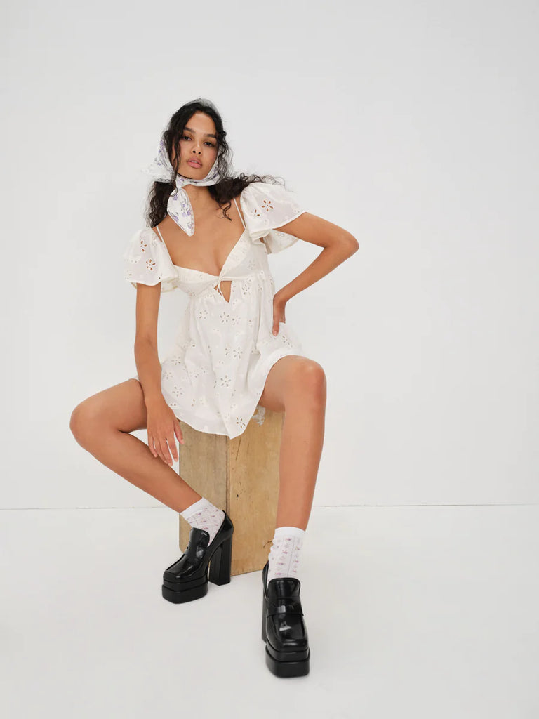 for love and lemons weston mini dress For Love and Lemons For Love & Lemons Weston Mini Dress - Pink Floral
