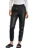 Sire Faux Leather Jogger