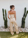 Linen Pleated Pant
