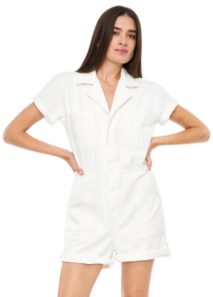 Parker Romper - Macadamia
