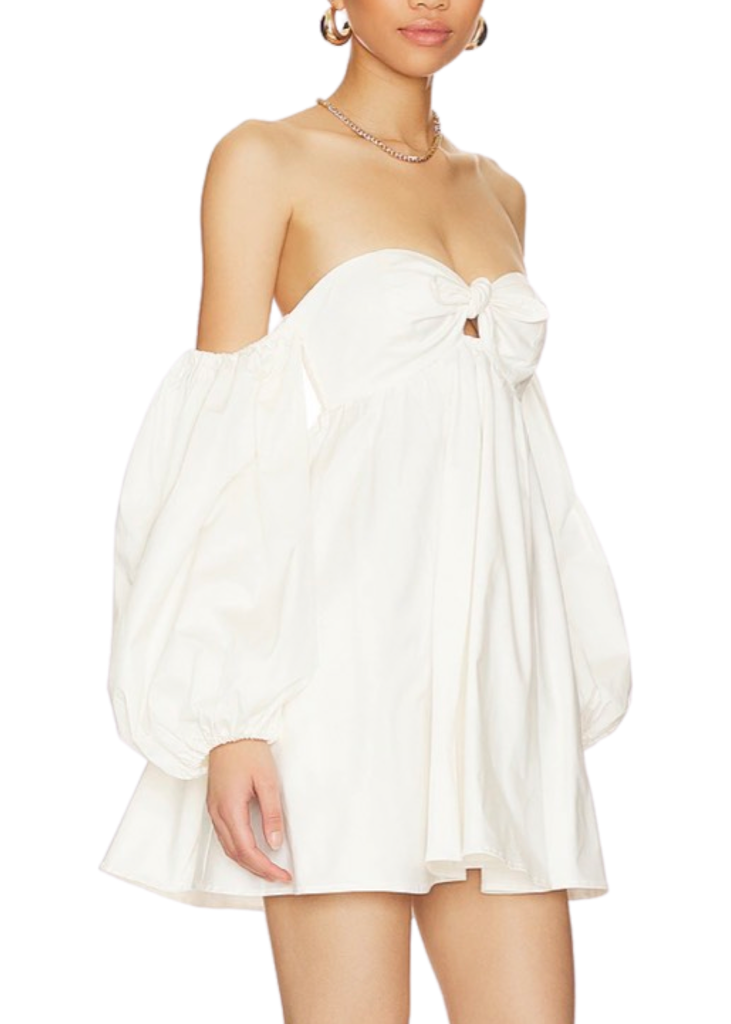 For Love & Lemons Saint Lucia Mini Dress - White For Love & Lemons Saint Lucia Mini Dress - White