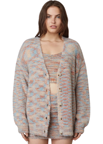 Lila Cardigan - Slate Multi