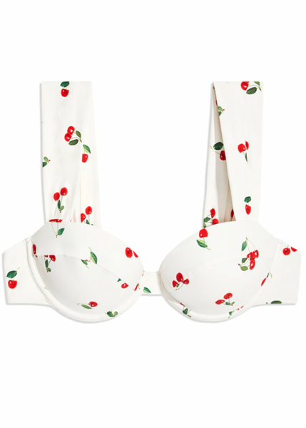 Claudia Top - Off White Cherries