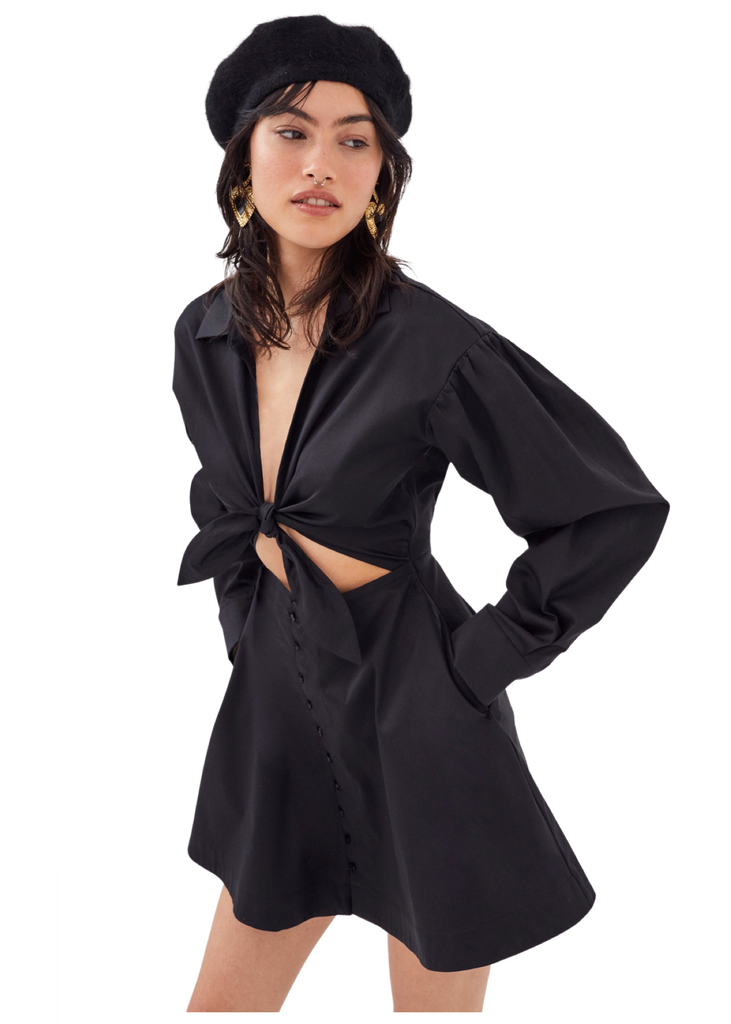 jocelyn mini dress JOCELYN BLACK MINI DRESS | CULT MIA