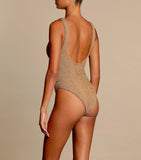 Domino One Piece - Metallic Cocoa