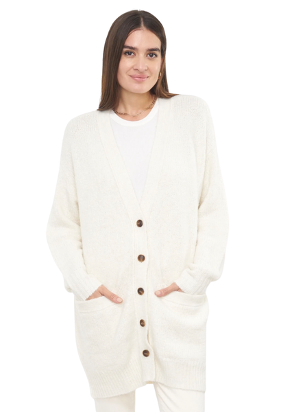 Grant Cardigan - Ecru