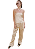 Linen Pleated Pant