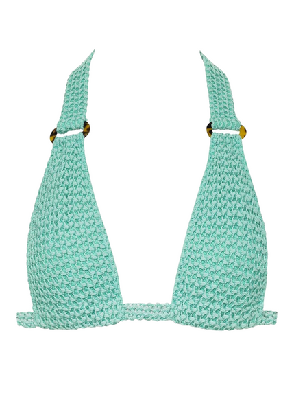 Lani Top - Turquoise Crochet