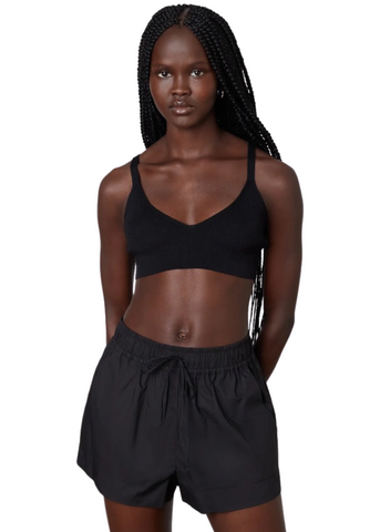 Sweater Bralette - Black