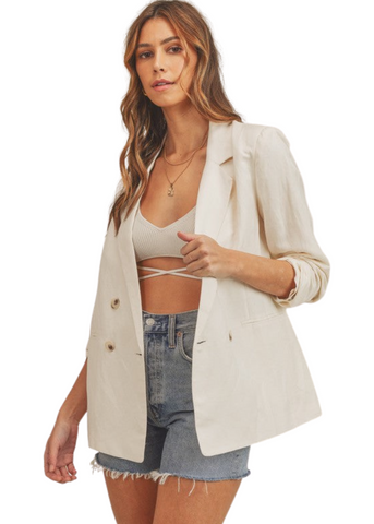 Livy Linen Blazer