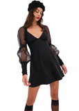 Gabrielle Puff Sleeve Mini Dress