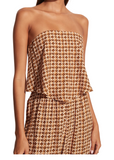 Bettina Scarf Top - Del Camaron Tan