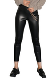 Vegan Leather Legging