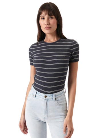Alex Stripe Baby Rib Tee