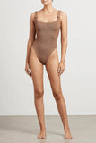 Domino One Piece - Metallic Cocoa