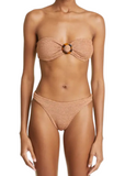 Flora Bikini - Metallic Cocoa