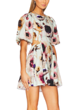 Fleur Print Mini Dress
