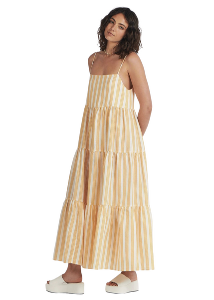 Isabelle Maxi Dress - Sunset Stripe